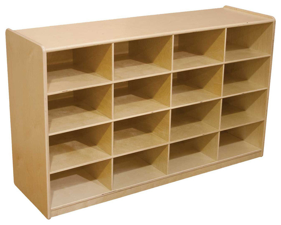 5" Letter Tray Storage Unit Without Trays, Set Of 16