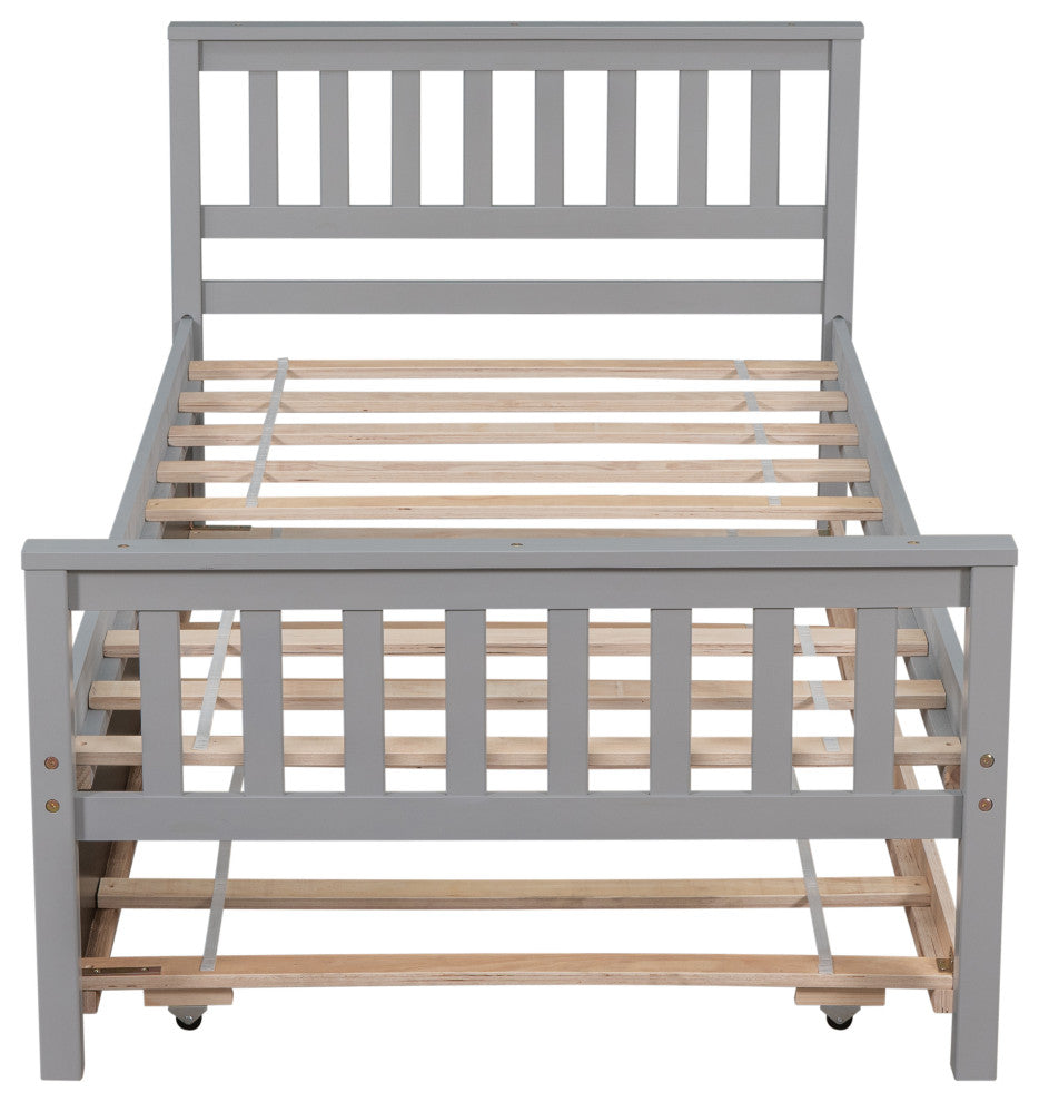Gewnee Platform Bed Frame with Headboard and Footboard