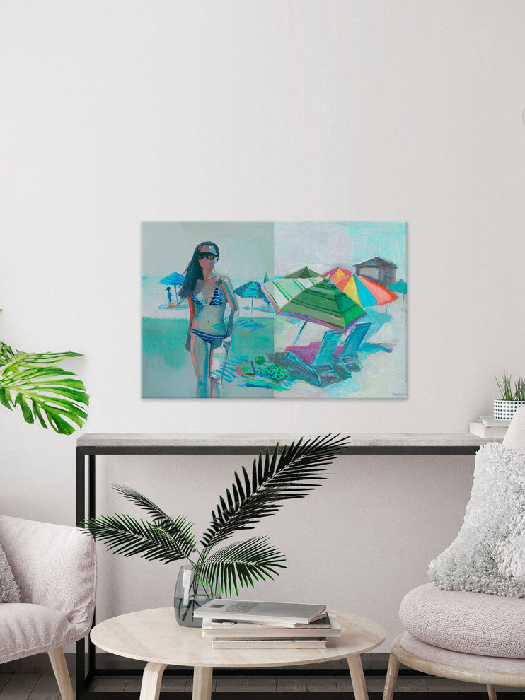 "Nautical Fun" Painting Print on Wrapped Canvas, 60"x40"