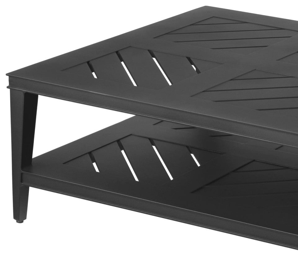 Black Rectangular Outdoor Coffee Table | Eichholtz Bell Rive