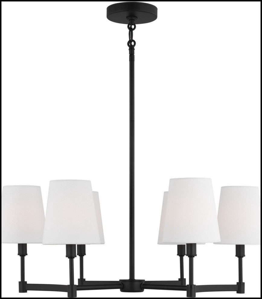 Generation Lighting 3001806 Chatfield 6 Light 26"W Outdoor - Satin Brass