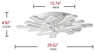 Creative Multi Branch Shape LED Semi Flush Mount Close to Ceiling Light