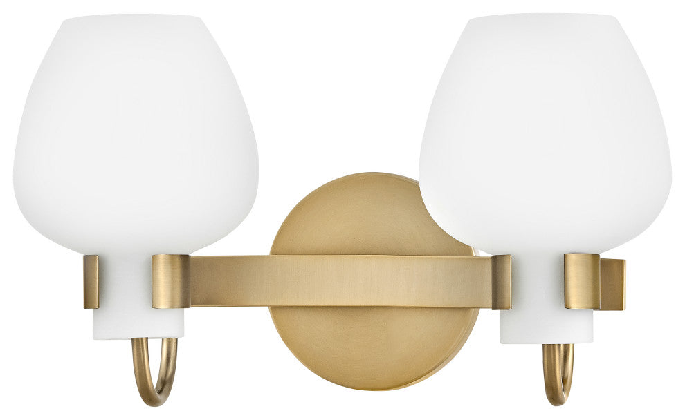 Hinkley Sylvie Small Vanity, Heritage Brass