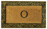 Prestige Gold Monogram Doormat 18"x30", Letter O