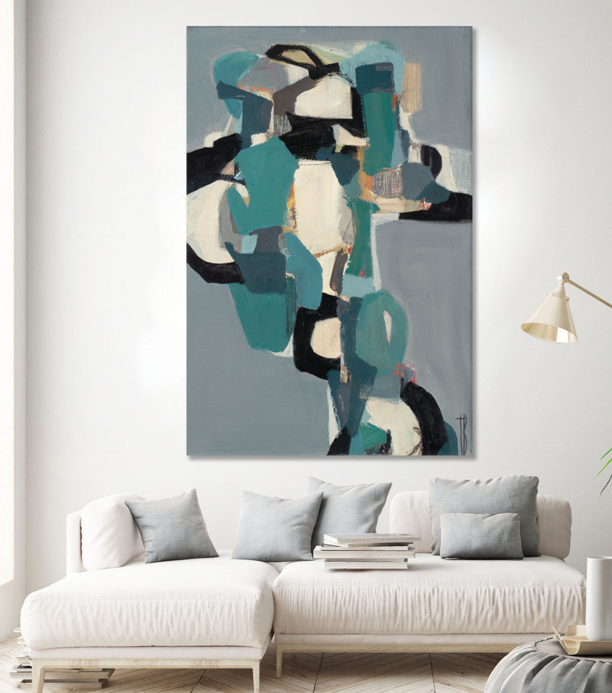 Totem At Dusk - 72 x 48 by Terri Burris