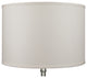 Fenchel Shades, 18"x18"x12" Spider Attachment Drum Lamp Shade, Linen Ivory