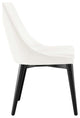 Viscount Performance Velvet Dining Chair, White