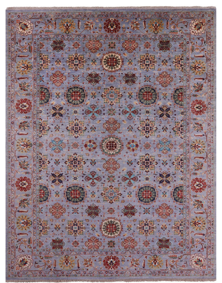9' 1" X 11' 9" Persian Tabriz Handmade Wool Rug Q7601