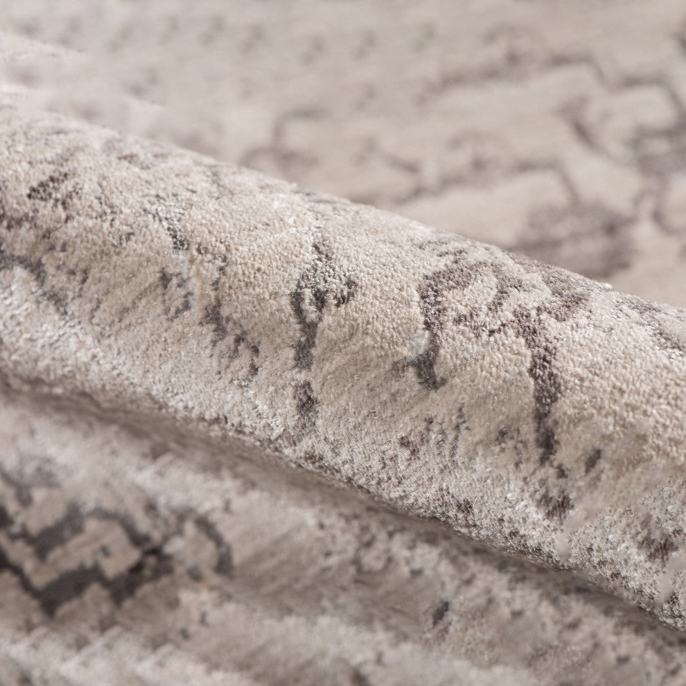 Cambridge Area Rug, Gray, 2' x 3'3", Bordered