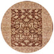 Ahgly Company Indoor Round Mid-Century Modern Area Rugs, 5' Round