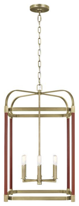 Generation Lighting, LC1156TWB, Large Lantern, Time Worn Brass