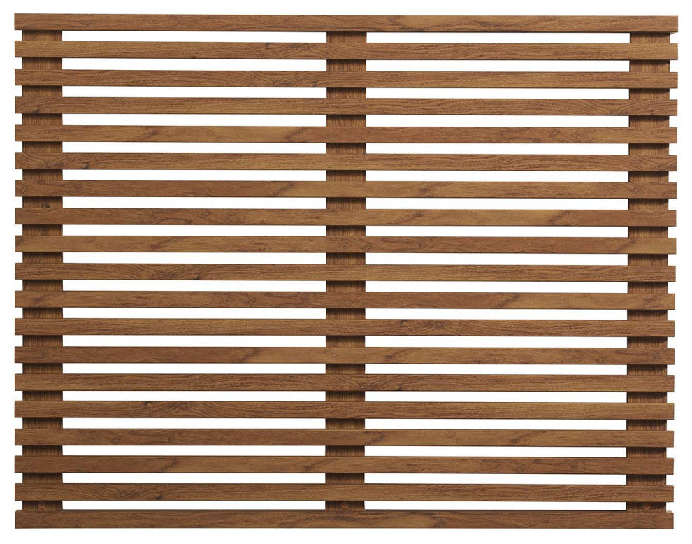 Render Wall Mount Twin Headboard, Walnut