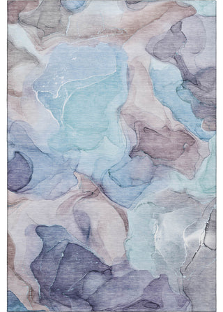 Premium Machine Washable Mayfield AMF504 Navy 10' x 14' Rug