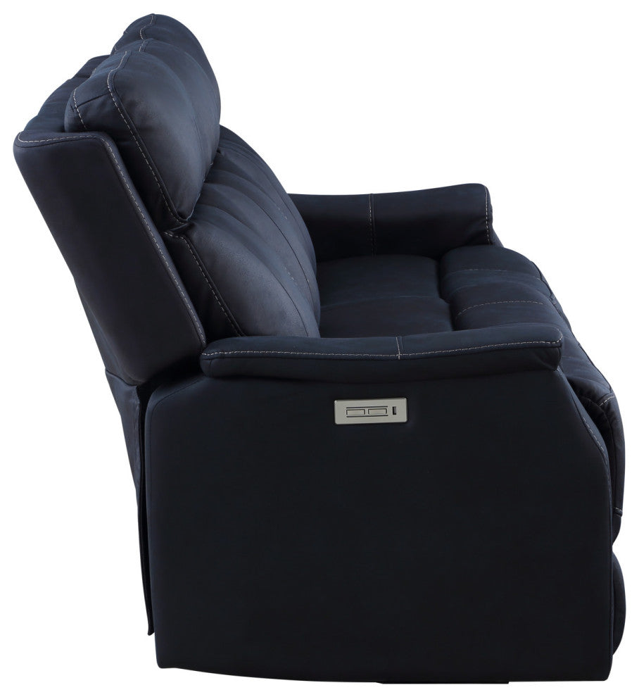 Valencia Power Recliner Sofa Blue
