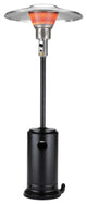 40000 BTU Black Steel Propane Cylindrical Pole Standing Patio Heater