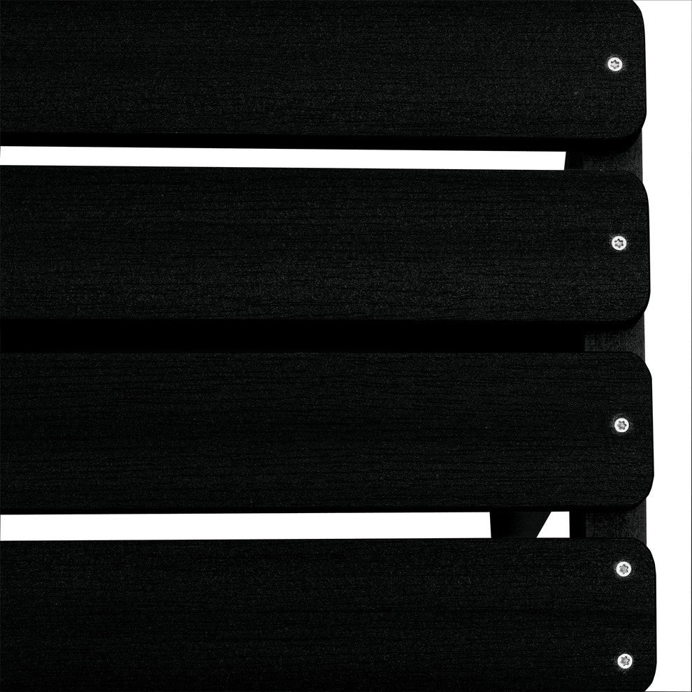 The Essential Folding Ottoman, Abyss (Black)