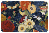 Laural Home Vintage Floral Memory Foam Rug