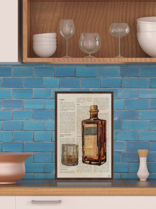 "Cognac History" Framed Painting Print, 16"x24"