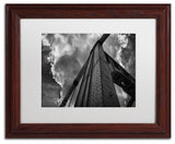 Jason Shaffer 'Andy Warhol Bridge', Wood Frame, White Mat, 14x11
