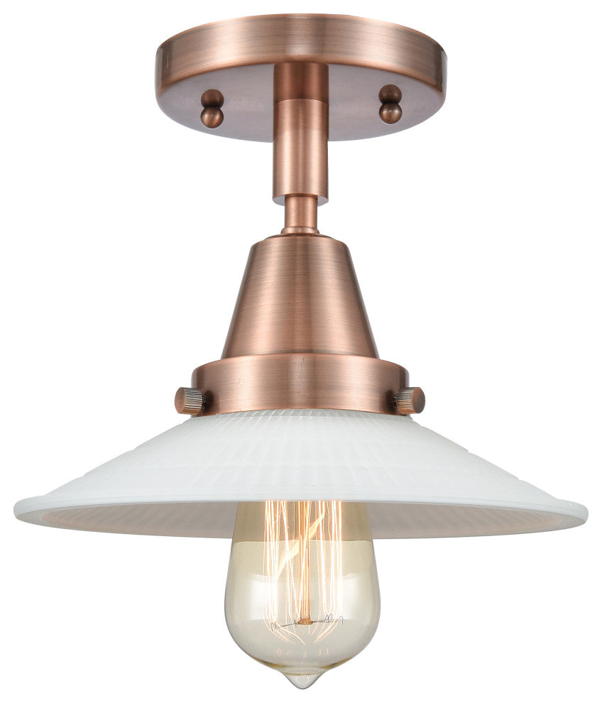 INNOVATIONS LIGHTING 447-1C-AC-G1 Halophane Flush Mount