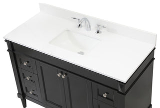 Home Living 21" Transitional Black-Light Bathroom Vanity