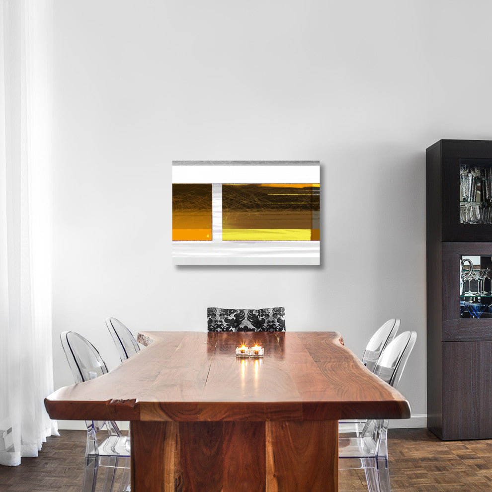 "Abstract Brown Yellow" Fine Art Print