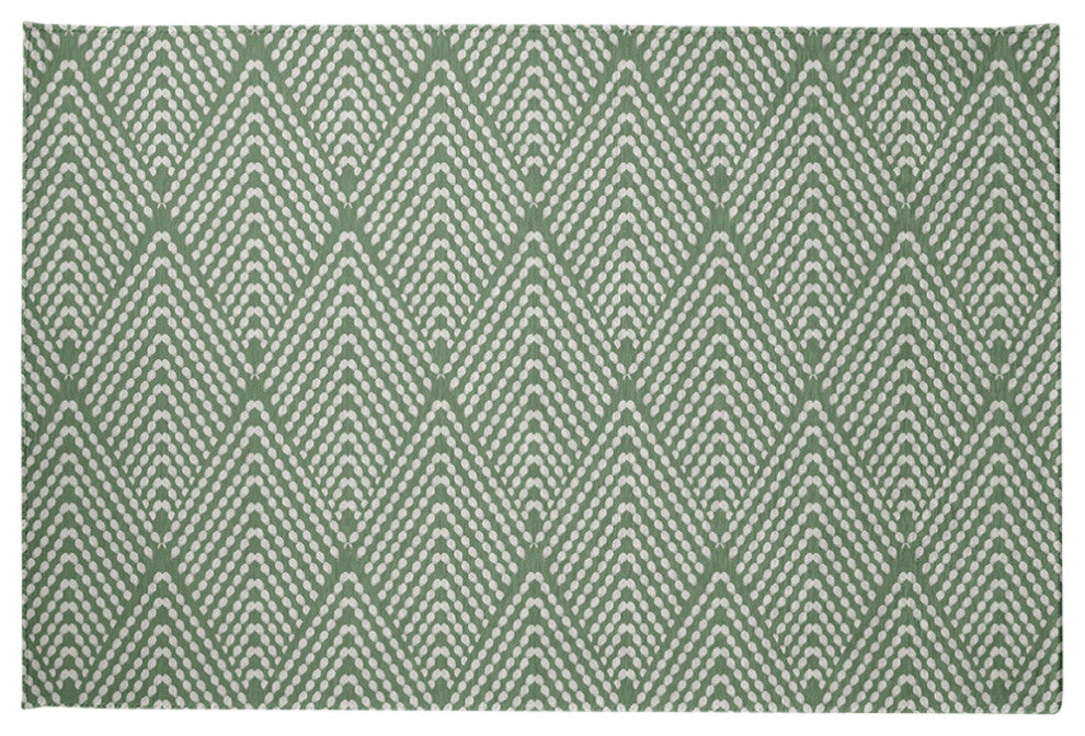 Lifeflor Diamond Spring Chenille Rug, Muted Green, 2'x3'