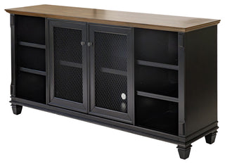 Traditional Wood Sideboard, Dining Storage, TV Stand, Black