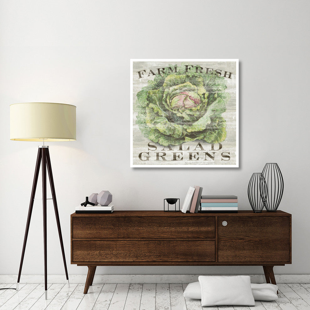 "Farm Fresh Greens" Digital Paper Print by Sue Schlabach, 42"x42"