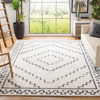 Safavieh Himalaya Collection CSB205Z Rug, Ivory/Black, 10' X 14'
