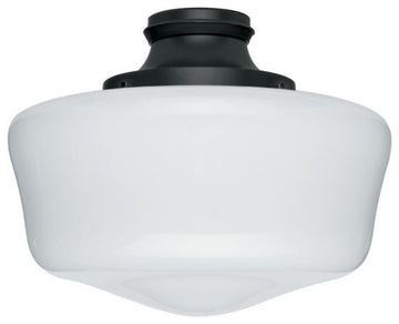 Hunter Damp-Rated Traditional Globe Light Kit in Black