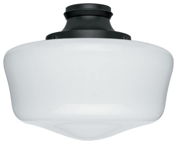 Hunter Damp-Rated Traditional Globe Light Kit in Black