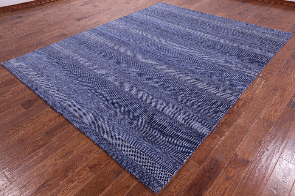 Savannah Grass Handmade Wool and Silk Rug 8' 1" X 10' 3" Q11916