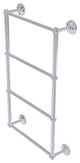 Monte Carlo 4 Tier 24" Ladder Towel Bar with Twisted Detail, Polished Chrome