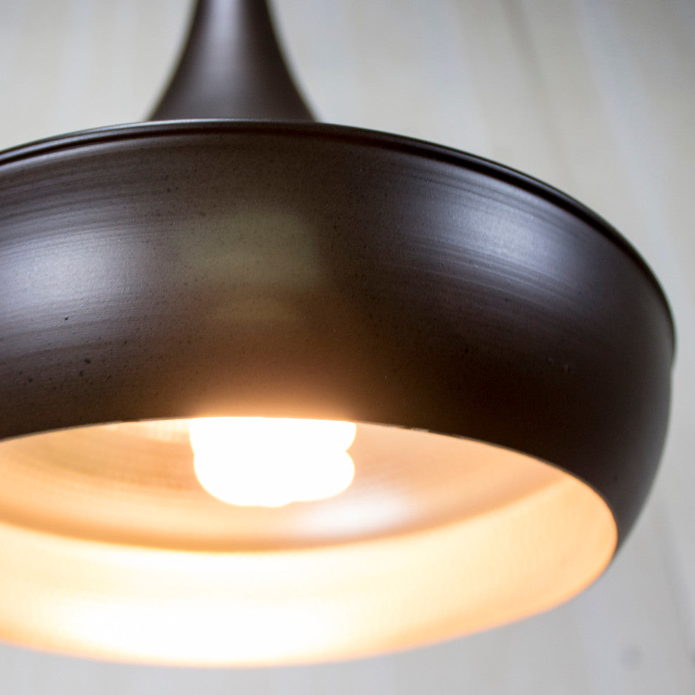 0-028243>1-Light Pendant Oiled Bronze