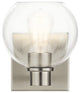 Wall Sconce 1-Light, Brushed Nickel