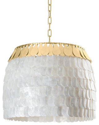 Corbett Lighting 434-18 Coralie 4 Light 21"W Ring Chandelier - Vintage Gold