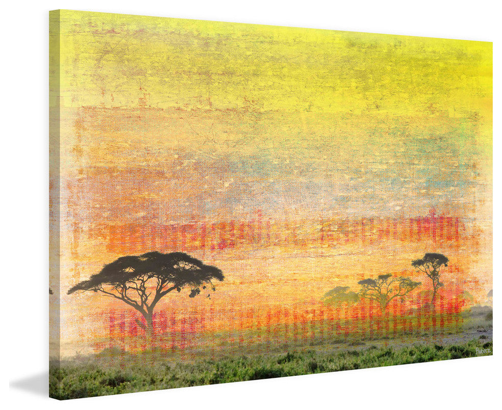 "Orange Plains" Print on Canvas, 36"x24"