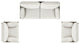 Jasper 3-Piece Weaving Outdoor Patio Conversation Set, Wheat Beige