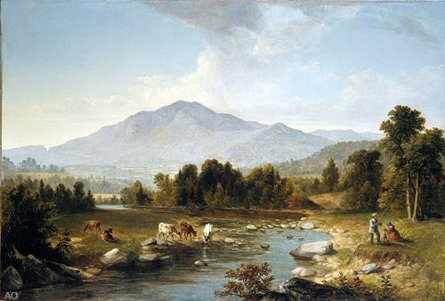 Asher Brown Durand High Point: Shandaken Mountains Gallery Wrapped Canvas Print