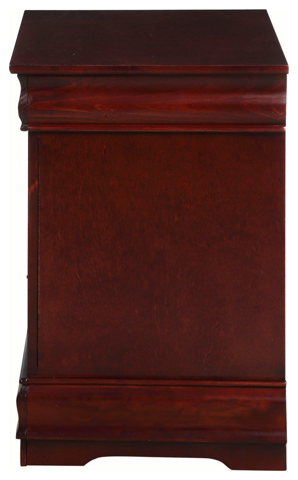 Acme Louis Philippe Nightstand Cherry