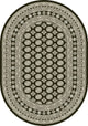 Ancient Garden Rug, 2'7"X4'7" Oval