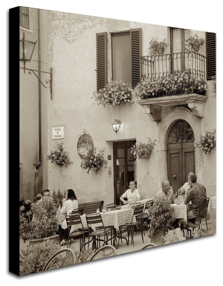 Alan Blaustein ''Tuscany Caffe VI'' Canvas Art, 24x24