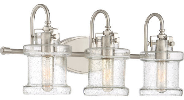 Danbury 3-Light Bath Vanity, Earth Black