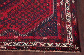 Consigned, Bordered Persian Tribal Handmade Oriental Vintage Area Rug, 7 X 10