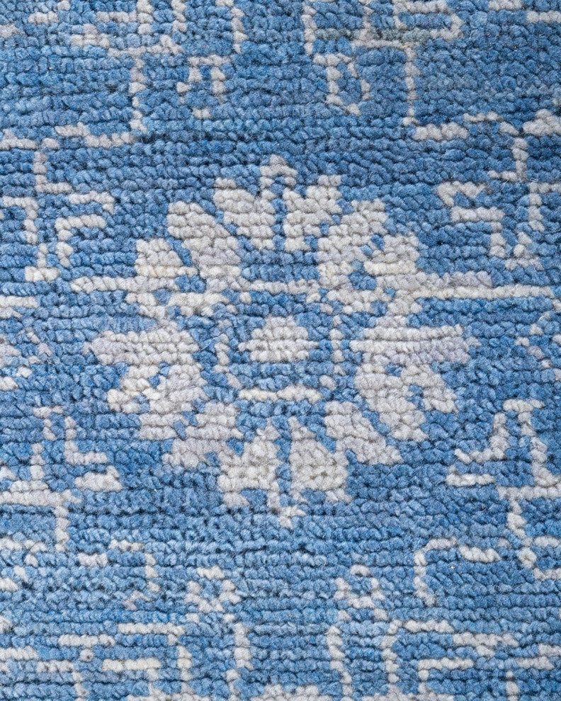 Modern One-of-a-Kind Handmade Area Rug Gray, 8' 1" x 10' 1"