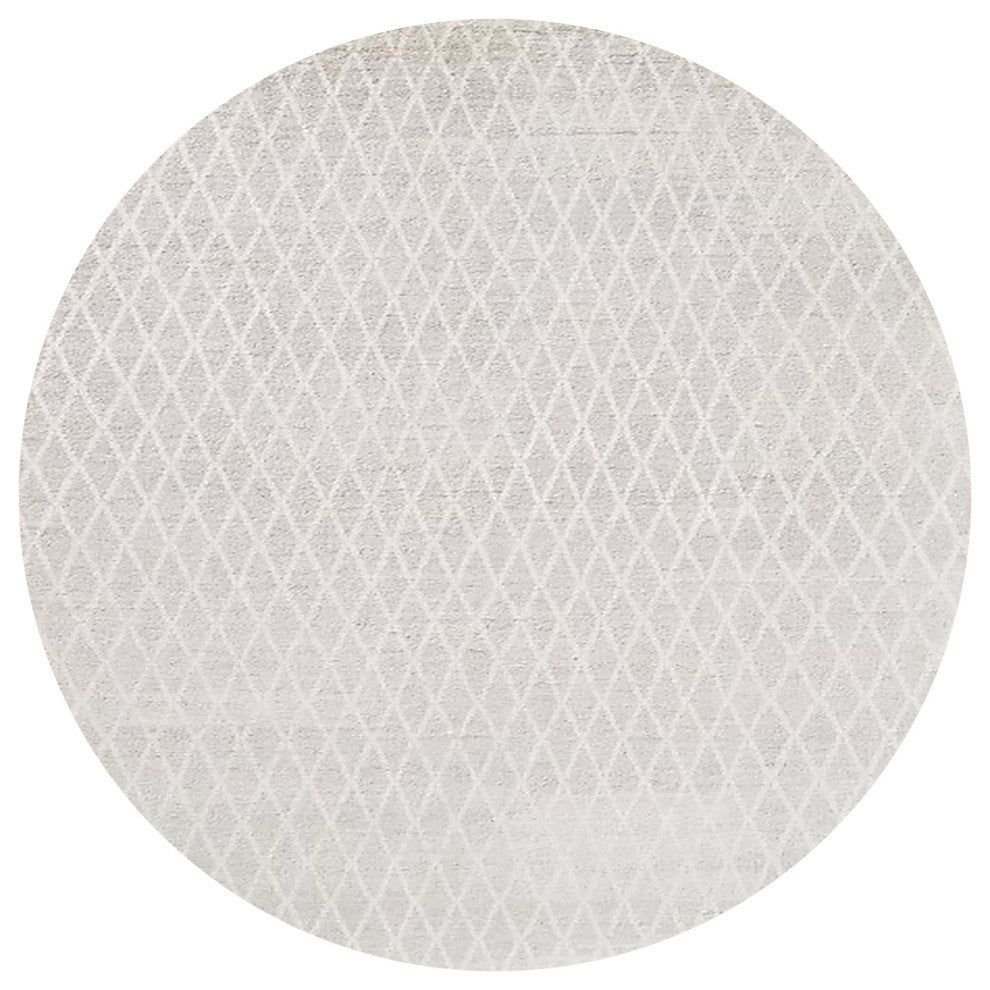 Ahgly Company Indoor Round Mid-Century Modern Area Rugs, 5' Round