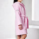 Lacoste Fairplay Unisex Hooded Bath Rober, Petal Pink