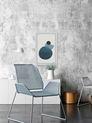 "Midnight Circle Forest" Framed Painting Print, 20"x30"