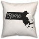 Massachusetts Home 18x18 Spun Poly Pillow